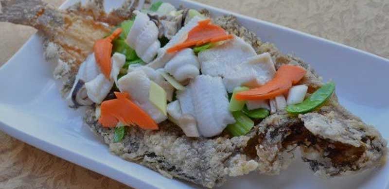 Stir Fried Flounder